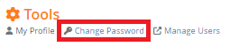 Change password